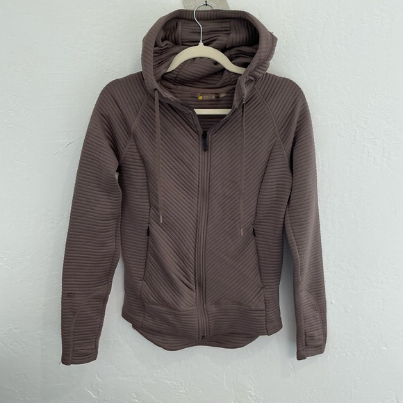 Zella Tops - Zella Taupe Hoodie Jacket XS